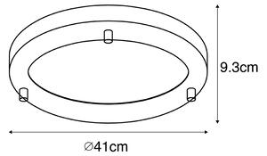Plafoniera moderna aurie 41 cm IP44 - Yuma