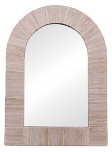 Oglinda de perete (lemn de bananier) Koin Boho Pako World Natural 78x78x8 cm