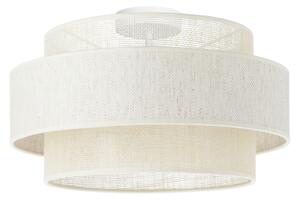 Plafonieră BOHO 1xE27/60W/230V, diametru 40 cm, crem/jută