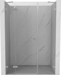 Mexen Lunar, ușă de duș pivotantă stânga 120 cm, sticlă transparentă de 8 mm, profil din oțel, 834S-120-050-97-00-L