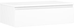 Mexen Orio, mobilier de baie 80 cm cu blat, 1 sertar, alb mat, 91A10-08023-1-BFC01