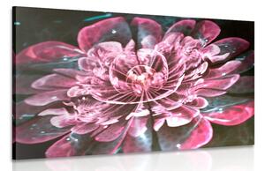 Tablou floare magică roz