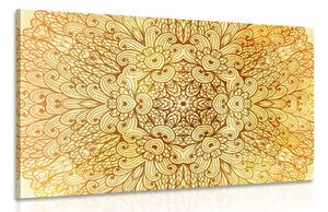 Tablou Mandala etnică de aur