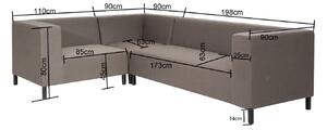 Canapea terasa ✔ model APOLLO