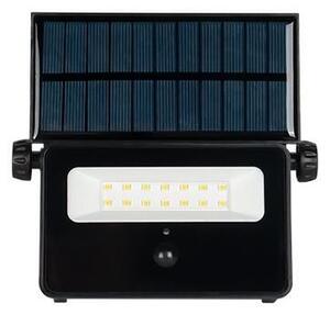 Proiector solar, LED SMD, temperatura culoare 4500K, 1600lm, senzor amurg, panou solar 5V, carcasa ABS/sticla