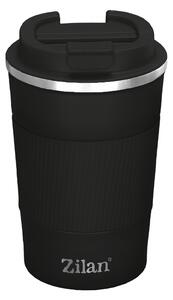 Cana de cafea Zilan ZLN9878 termos, capacitate 380ml, interior din inox, pereti dublii, negru