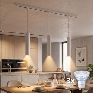 Philips - Lustră LED dimabilă pe cablu pentru sistemul de șină EASYLINK 3xGU10/7W/230V 1m albă