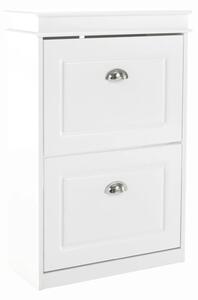Pantofar SEBER TYP 1, alb, PAL, 54x24x83 cm