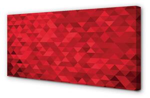 Tablouri canvas triunghiuri model Red