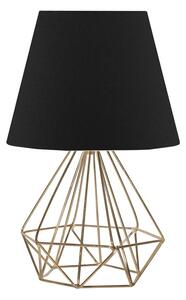 Veioza Zyro Negru-Auriu 22x37 cm