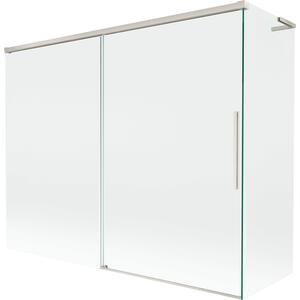 Mexen Rox, paravan de cadă cu 2 aripi, tip L, 190 + 80 x 150 cm, sticlă transparentă de 8 mm, profil din oțel, 8C9L-190-080-97-00