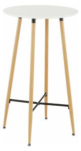 Masa bar IMAM, alb/stejar, 60x102 cm