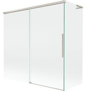 Mexen Rox, paravan de cadă cu 2 aripi, tip L, 160 + 70 x 150 cm, sticlă transparentă de 8 mm, profil din oțel, 8C9L-160-070-97-00