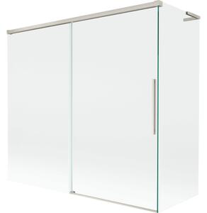 Mexen Rox, paravan de cadă cu 2 aripi, tip L, 170 + 70 x 150 cm, sticlă transparentă de 8 mm, profil din oțel, 8C9L-170-070-97-00