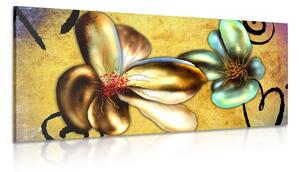 Tablou flori vintage interesante