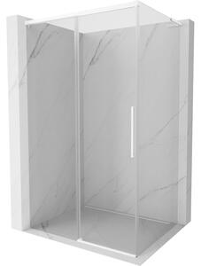 Cabină de duș glisantă Mexen Rox, L 110 x 100 cm, sticlă transparentă de 8 mm, profil alb, 8C2L-110-100-20-00
