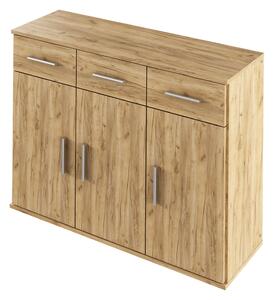 Comoda RESITA TYP 3, stejar artisan, DTD laminat, 105x35x80 cm
