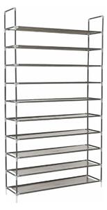 Pantofar FILOU, gri, metal/material textil, 100x27x175 cm