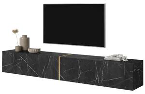 Z0ND0 Masă TV Bakira 200 (marmiură negru). 1098785