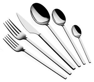 Set tacamuri 36 bucati Carre Argintiu 21.5x21.5x22.2 cm
