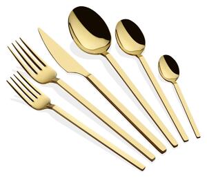Set tacamuri 36 bucati Carre Auriu 22.2x22.2x22.2 cm