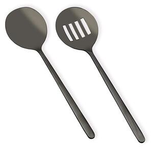 Set ustensile servire 2 bucati CKB0260 Negru 25x25 cm