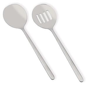 Set ustensile servire 2 bucati CKB0257 Argintiu 25x25 cm
