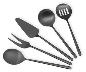 Set ustensile servire 5 bucati CKB0256 Negru 25.5x25.5x3 cm