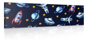 Tablou pentru copii astronaut