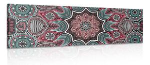 Tablou Mandala indiană cu model floral