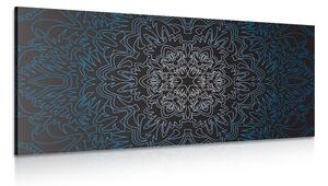 Tablou Mantala ornamentală pe un fundal negru