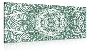 Tablou Mandala armonie pe un fundal verde