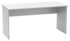 Masa birou JOHAN 2 NEW 01, alb, DTD laminat, 150x68x74 cm