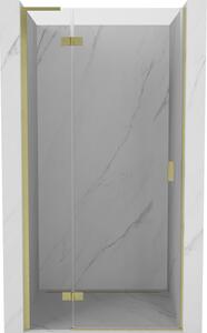 Mexen Mist-H L, ușă de duș cu 1 canat stânga 70 cm, sticlă transparentă, profil auriu mat, 8A5L-070-000-55-00-L