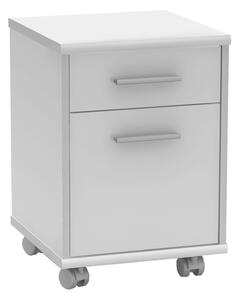 Noptiera JOHAN 2 NEW 07, alb, DTD laminat, 39x41x55 cm