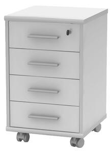 Comoda JOHAN 2 NEW 12, alb, DTD laminat, 41x39x62 cm
