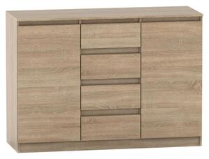 Comoda HANY NEW 010, stejar sonoma, DTD laminat, 134x49x95 cm
