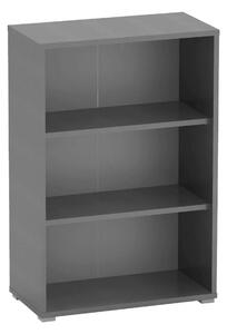 Biblioteca RIOMA NEW TYP 04, gri grafit, PAL melaminat, 75x38x112 cm