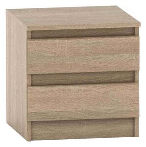 Noptieră HANY NEW 002, stejar sonoma, DTD laminat, 41x42x40 cm