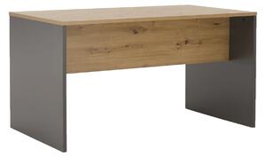 Masa birou RIOMA NEW TYP 11, stejar artisan/gri grafit, DTD laminat, 1