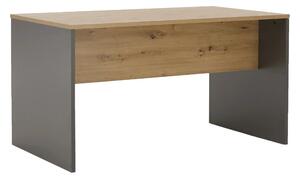 Masa birou RIOMA NEW TYP 16, gri grafit/stejar artisan, DTD laminat, 1