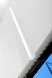 Mobilier living LAUREN, alb, PAL/MDF, cu iluminare LED, 280x46x195cm