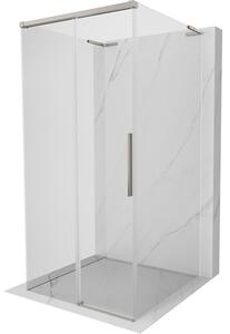 Mexen Rox-3SL, cabină de duș cu 3 pereți 110 x 110 cm, sticlă transparentă de 8 mm, profil de oțel, 8C2L-110-110-97-00-3S