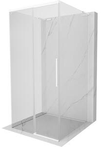 Mexen Rox-3SL, cabină de duș cu 3 pereți 120 x 120 cm, sticlă transparentă de 8 mm, profil alb, 8C2L-120-120-20-00-3S