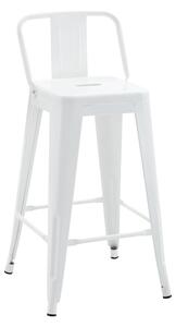 Scaun de bar Utopia, Pako World, Alb, 42x42x86 cm