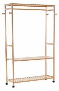 Suport umerase MELAR, stejar natural, bambus lacuit, 113x35x165 cm