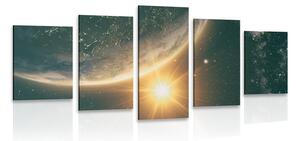 Tablou 5-piese vizualizare din univers