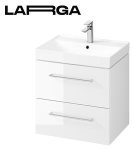 Cersanit Larga, dulap baie cu chiuveta 60x45x65 cm, alb lucios, S801-439