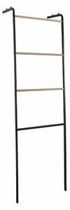 Stander haine BUBY, negru/fag, metal, 40x27x160 cm