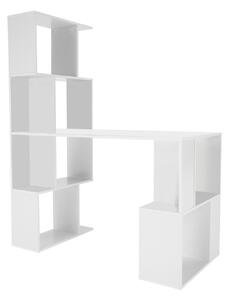 Birou FLOKI NEW, alb, DTD laminat, 120x60x150 cm